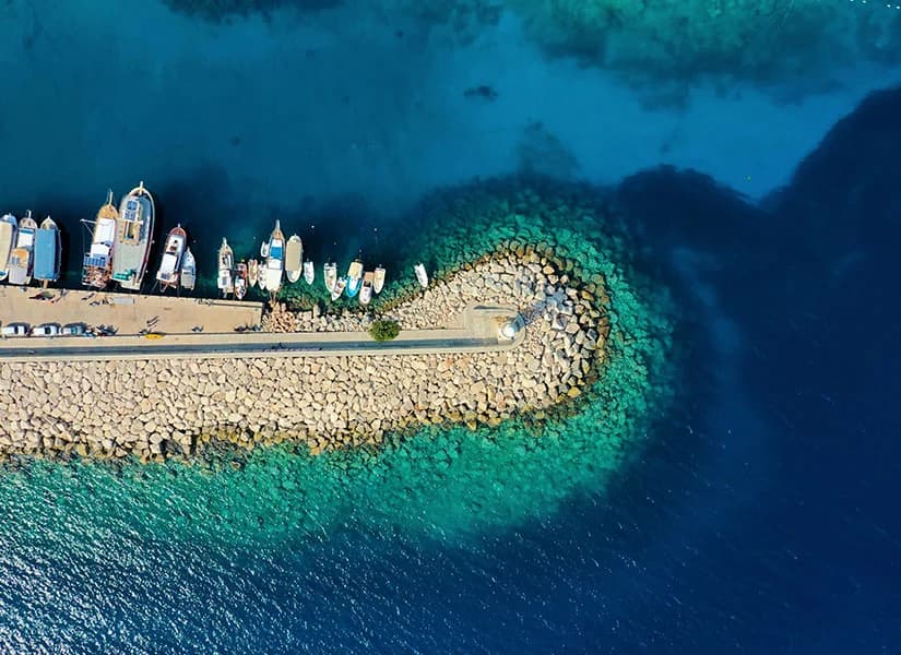 Kaş, una dintre destinațiile către care mergem de la Aeroportul Antalya