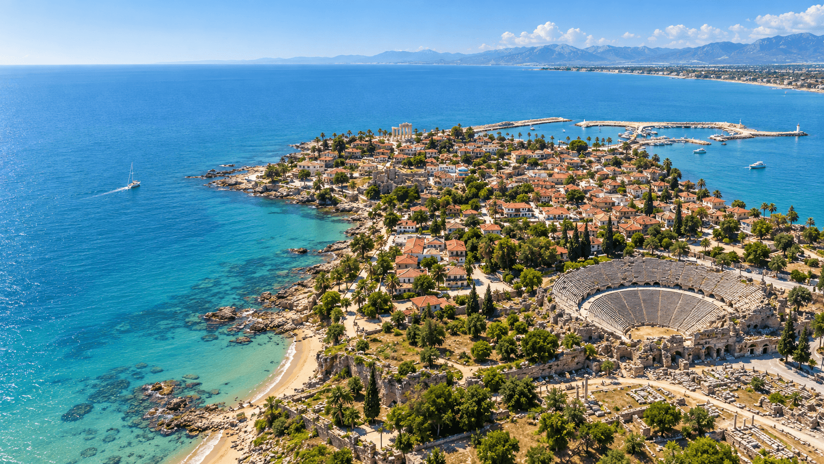 Side, een bestemming waar wij vanaf luchthaven Antalya naartoe rijden
